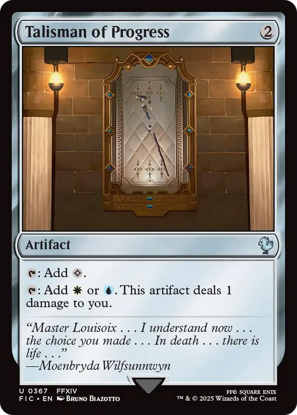 Talisman of Progress (FIC)