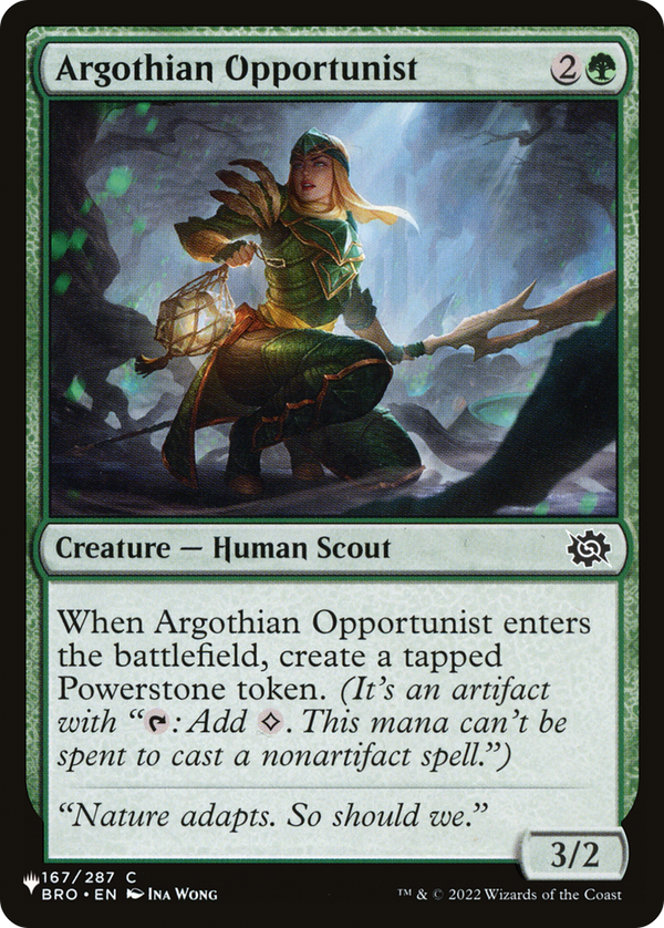 Argothian Opportunist - BRO Reprint (PLST)