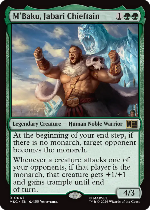 M'Baku, Jabari Chieftain (MSC) (Pre-Order)
