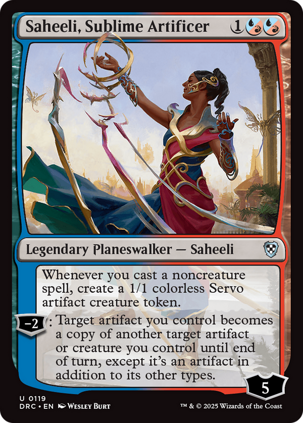 Saheeli, Sublime Artificer (DRC)
