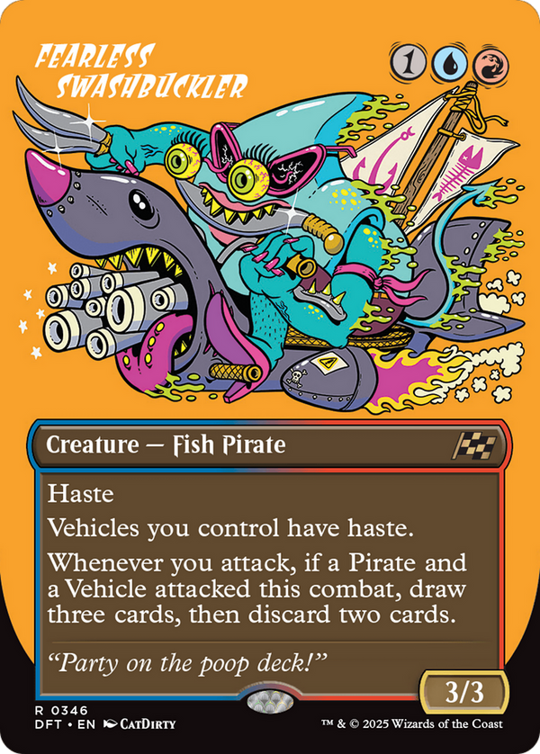 Fearless Swashbuckler - Borderless Rude Rider (DFT)