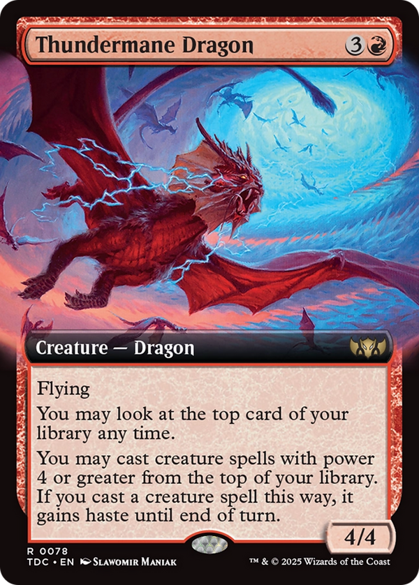 Thundermane Dragon - Extended Art (TDC)