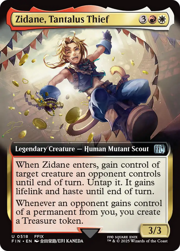 Zidane, Tantalus Thief - Extended Art (FIN)