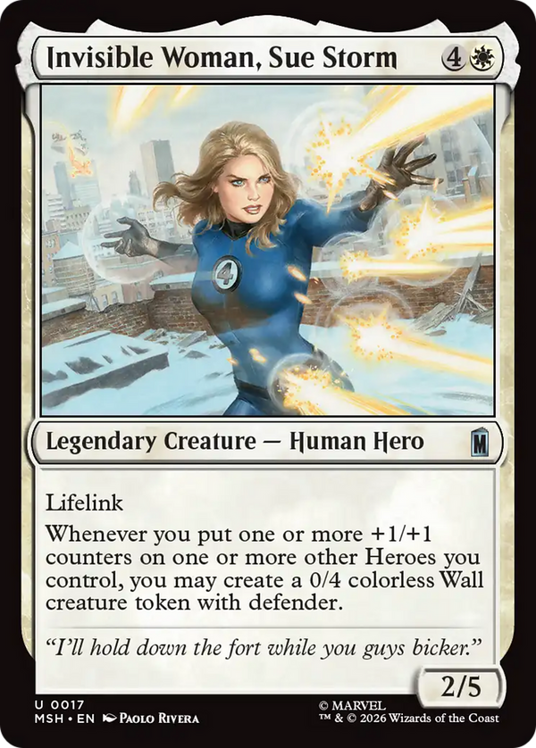 Invisible Woman, Sue Storm (MSH) (Pre-Order)