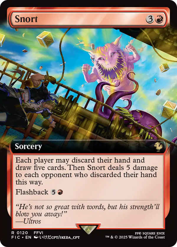 Snort - Extended Art (FIC)