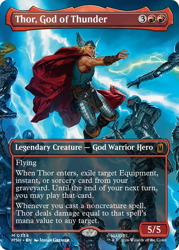 Thor, God of Thunder - Borderless Scene (MSH) (Pre-Order)
