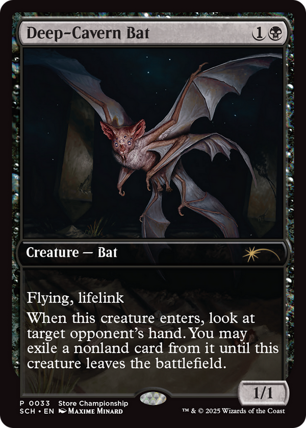 Deep-Cavern Bat - Store Championship Promo (SCH)