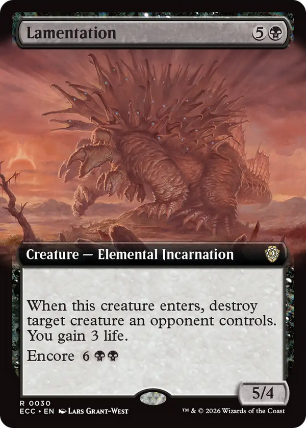 Lamentation - Extended Art (ECC)