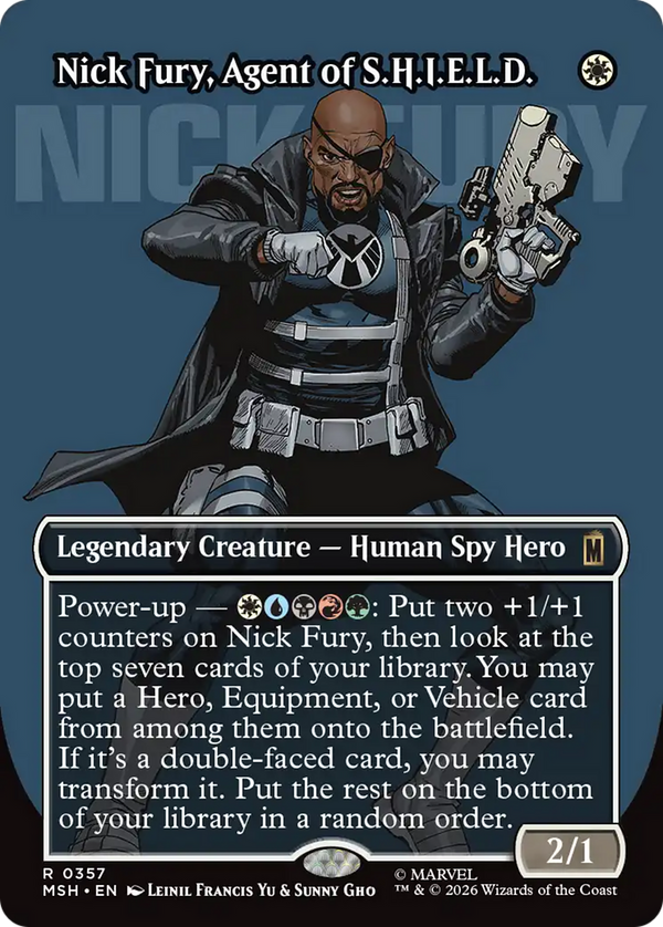Nick Fury, Agent of S.H.I.E.L.D. - Logo Showcase (MSH)