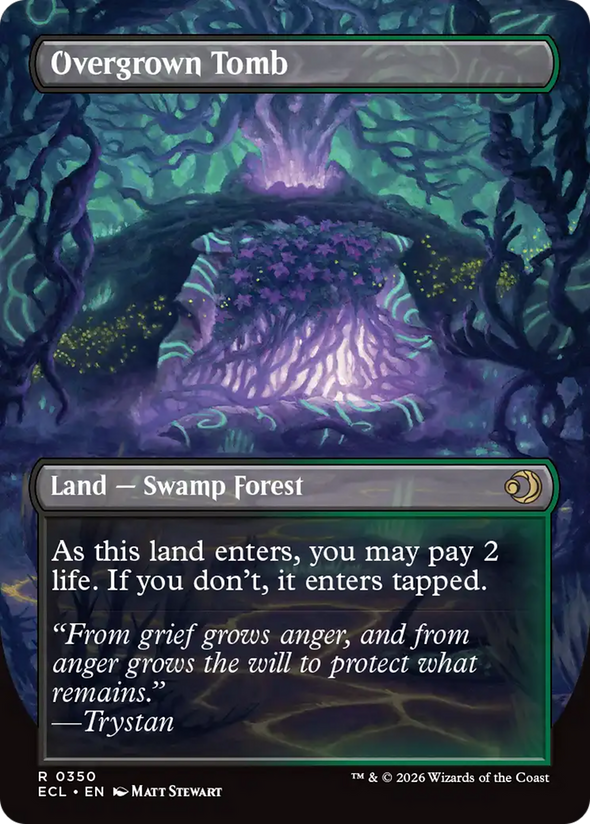 Overgrown Tomb // Overgrown Tomb - Borderless (ECL)