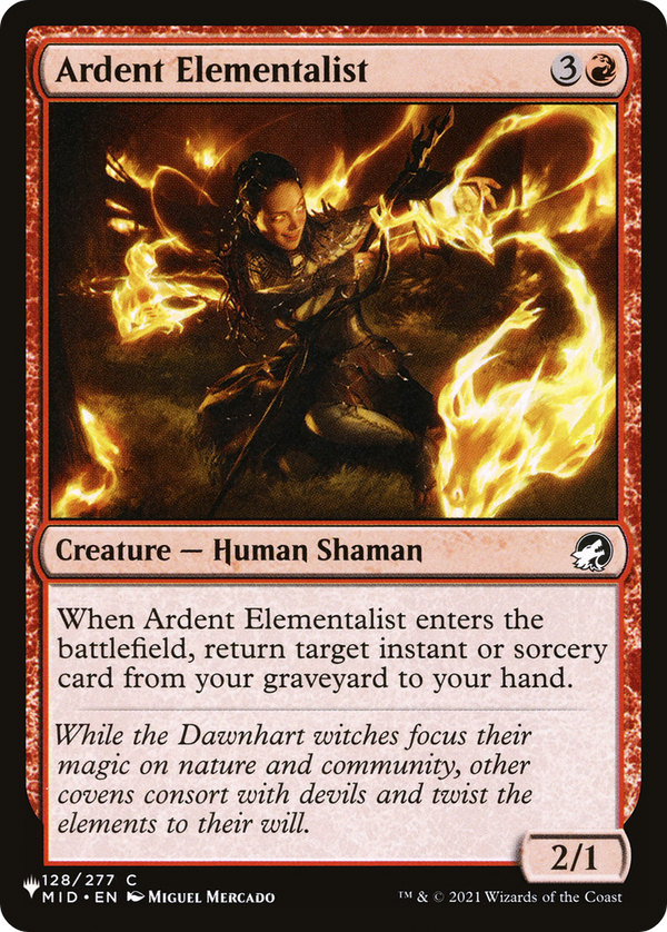 Ardent Elementalist - MID Reprint (PLST)
