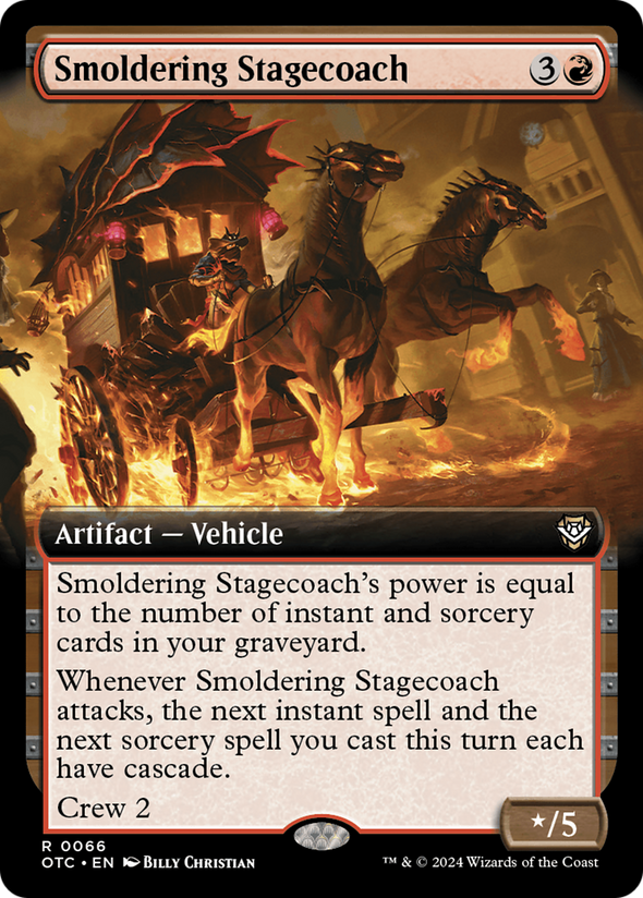 Smoldering Stagecoach - Extended Art (OTC)