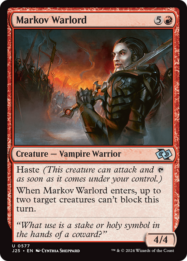 Markov Warlord (J25)