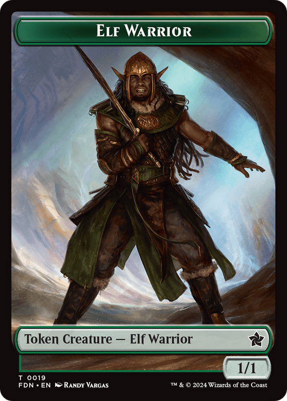 Elf Warrior // Cat Token (TFDN)