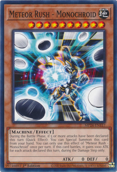 Meteor Rush - Monochroid - MP24-EN317 - Common - 1st Edition