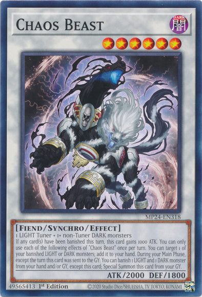 Chaos Beast - MP24-EN318 - Common - 1st Edition