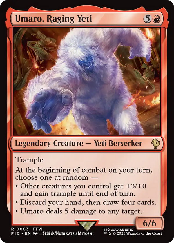 Umaro, Raging Yeti (FIC)