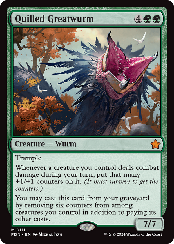 Quilled Greatwurm (FDN)