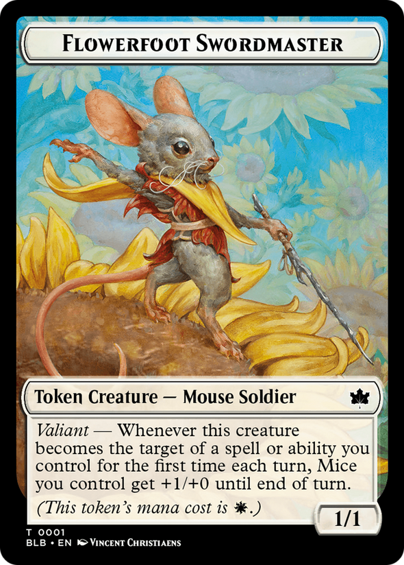 Flowerfoot Swordmaster Token (TBLB)