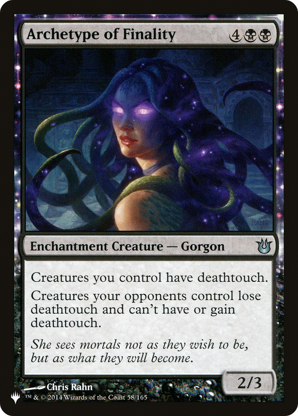 Archetype of Finality - BNG Reprint (PLST)
