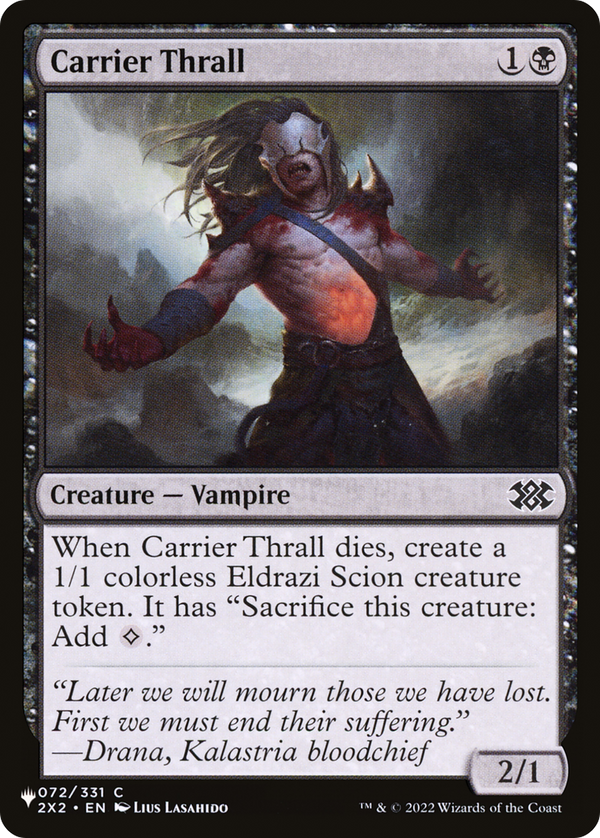 Carrier Thrall - 2X2 Reprint (PLST)