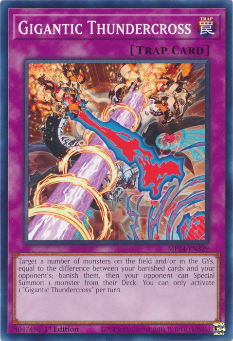 Gigantic Thundercross - MP24-EN329 - Common - 1st Edition