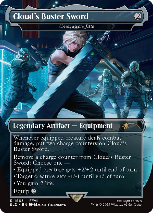 Cloud's Buster Sword // Umezawa's Jitte - Secret Lair x FINAL FANTASY: Weapons (SLD)