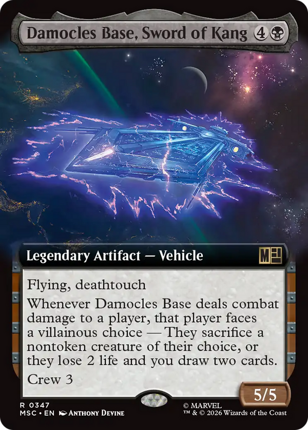 Damocles Base, Sword of Kang - Extended Art (MSC) (Pre-Order)