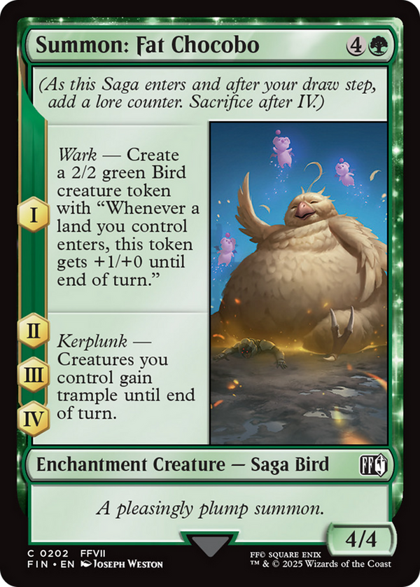Summon: Fat Chocobo (FIN)