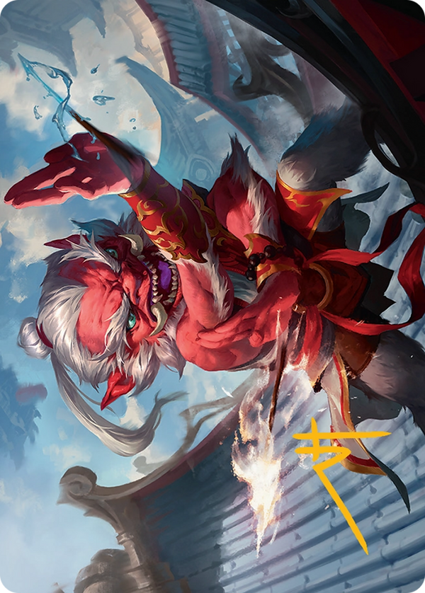 Devoted Duelist - Art Series (Gold-Stamped Signature) (ATDM)
