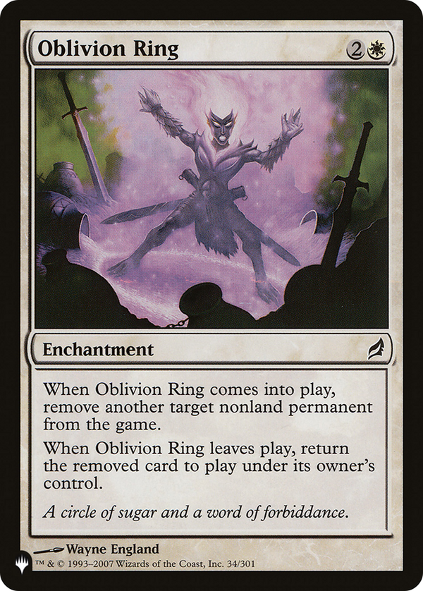 Oblivion Ring - LRW Reprint (PLST)