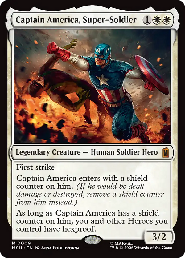 Captain America, Super-Soldier (MSH) (Pre-Order)