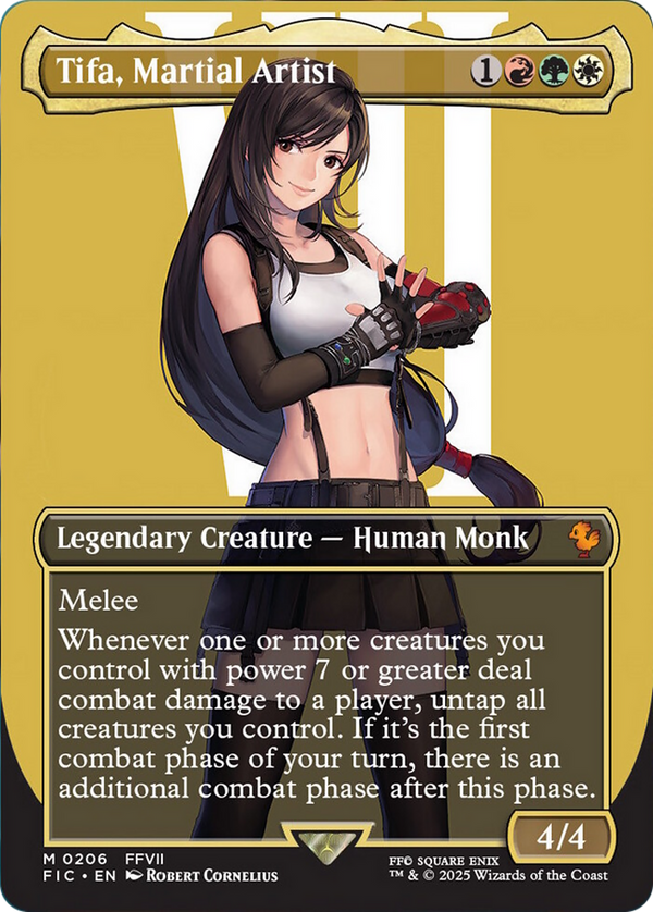 Tifa, Martial Artist - Borderless (FIC)