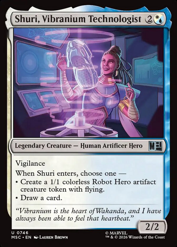 Shuri, Vibranium Technologist (MSC)