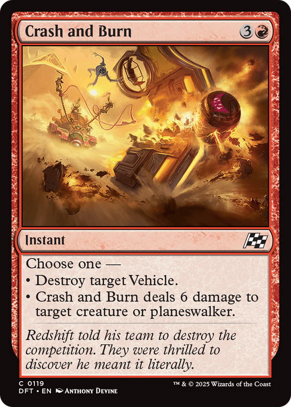 Crash and Burn (DFT)
