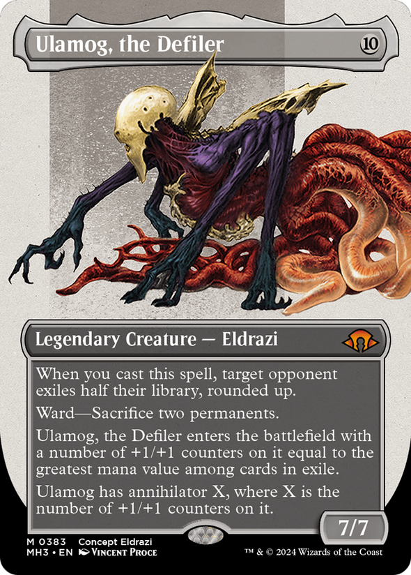 Ulamog, the Defiler - Borderless (MH3)