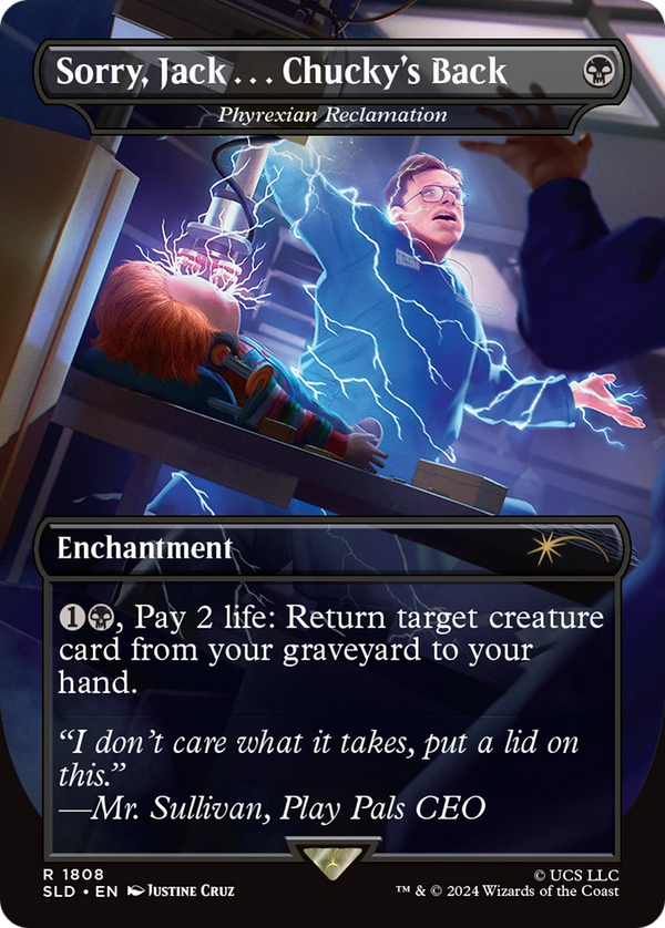 Sorry, Jack ... Chucky's Back // Phyrexian Reclamation - Chucky (SLD)