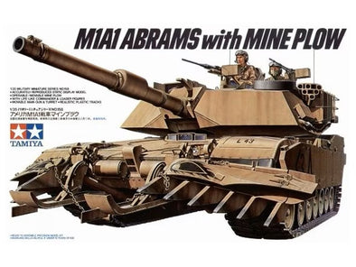 Tamiya - U.S. M1A1 Abrams with Mine Plow 1/35 [35158]