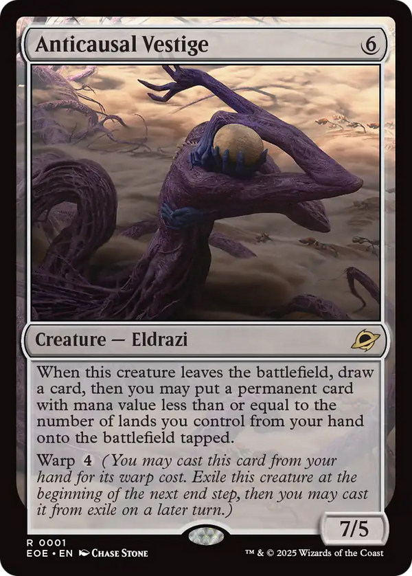 Anticausal Vestige (EOE)