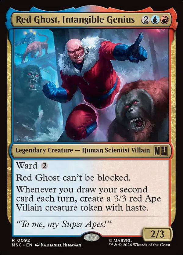 Red Ghost, Intangible Genius (MSC)