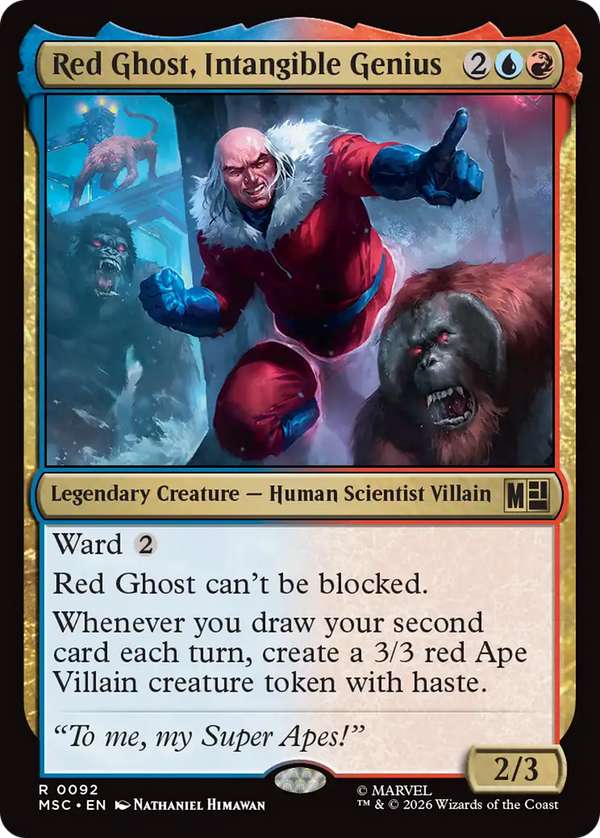 Red Ghost, Intangible Genius (MSC) (Pre-Order)