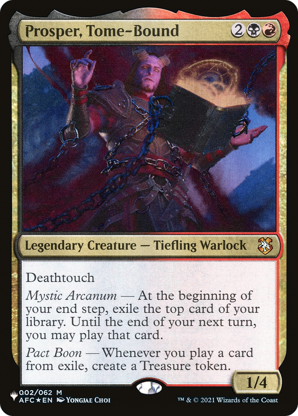 Prosper, Tome-Bound - AFC Reprint (PLST)