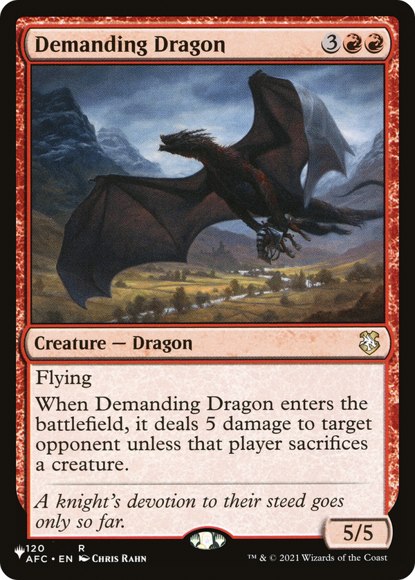 Demanding Dragon - AFC Reprint (PLST)