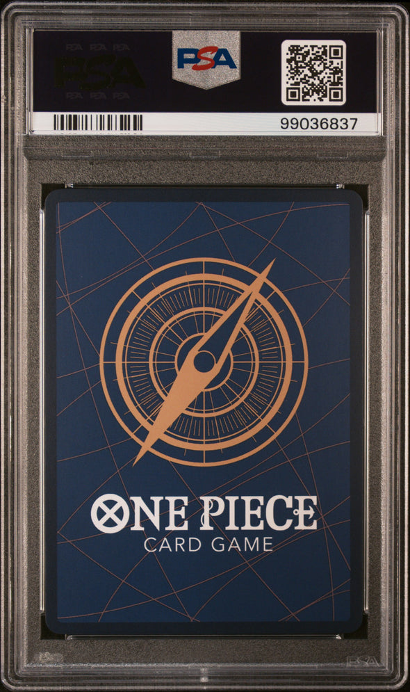 MONKEY D. LUFFY (012) - ONE PIECE OP05-AWAKENING OF THE NEW ERA - 1ST ANNIVERSARY-SIGNATURE - GEM MT 10
