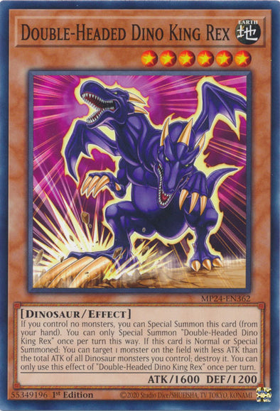 Double-Headed Dino King Rex - MP24-EN362 - Common - 1st Edition