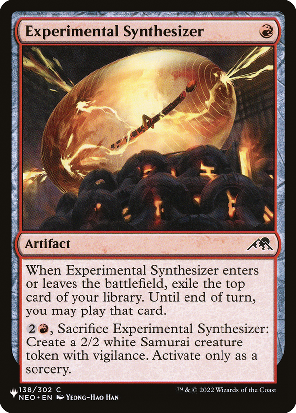 Experimental Synthesizer - NEO Reprint (PLST)