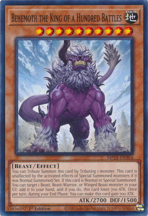 Behemoth the King of a Hundred Battles - MP24-EN364 - Common - 1st Edition