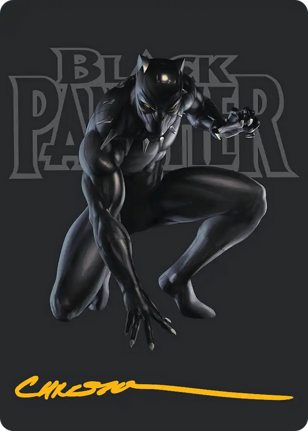 Black Panther, Hope Enduring (AMSH) - Gold Stamped Art Card