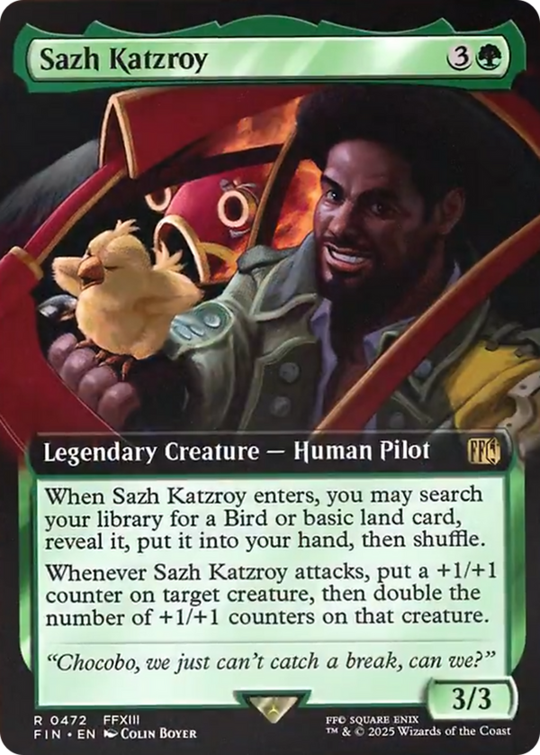 Sazh Katzroy - Extended Art (FIN)