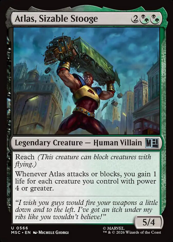 Atlas, Sizable Stooge (MSC)